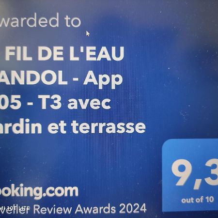 O Fil De L'Eau Bandol - App A05 - T3 Avec Jardin Et Terrasse Apartment Екстериор снимка