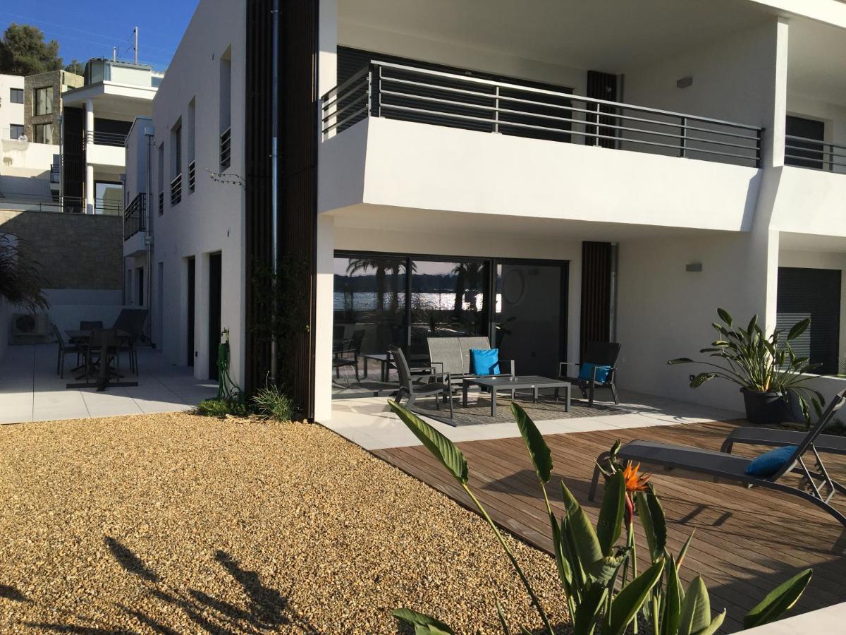 O Fil De L'Eau Bandol - App A05 - T3 Avec Jardin Et Terrasse Apartment Екстериор снимка