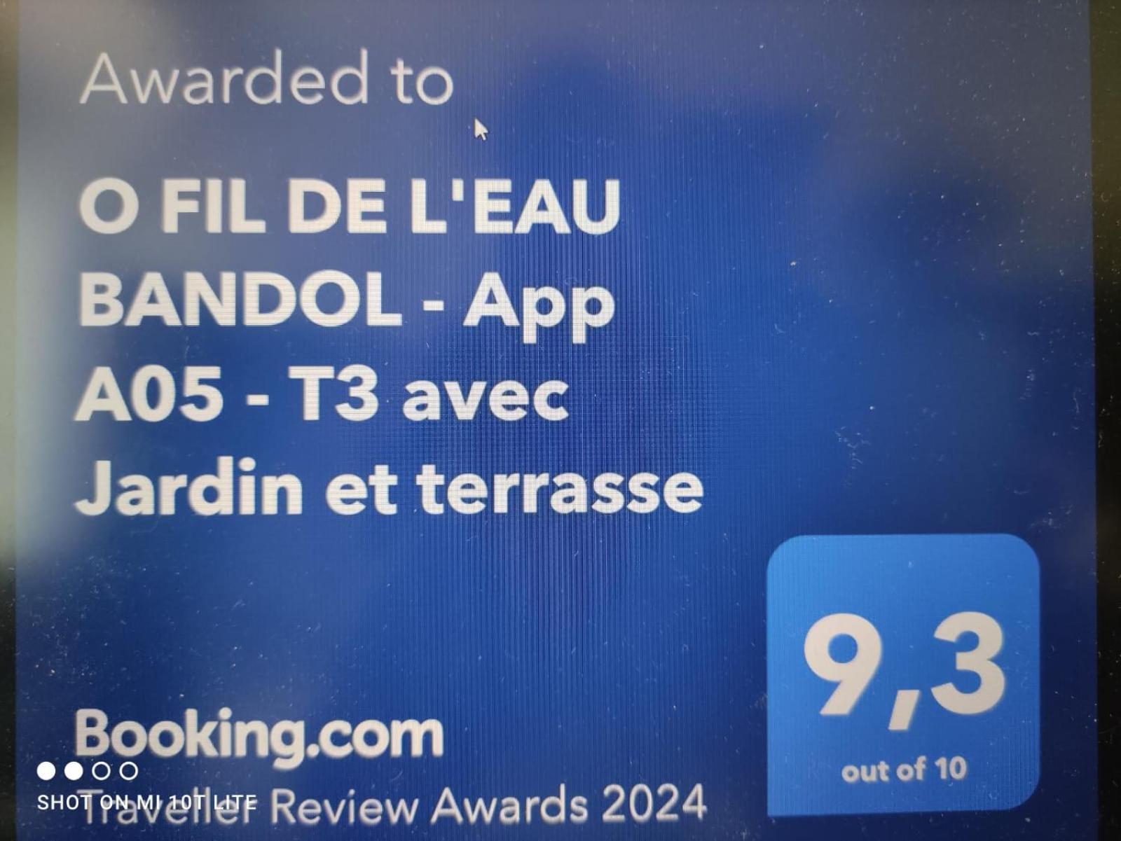 O Fil De L'Eau Bandol - App A05 - T3 Avec Jardin Et Terrasse Apartment Екстериор снимка