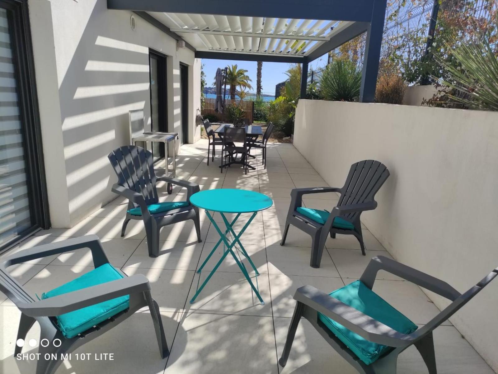 O Fil De L'Eau Bandol - App A05 - T3 Avec Jardin Et Terrasse Apartment Екстериор снимка
